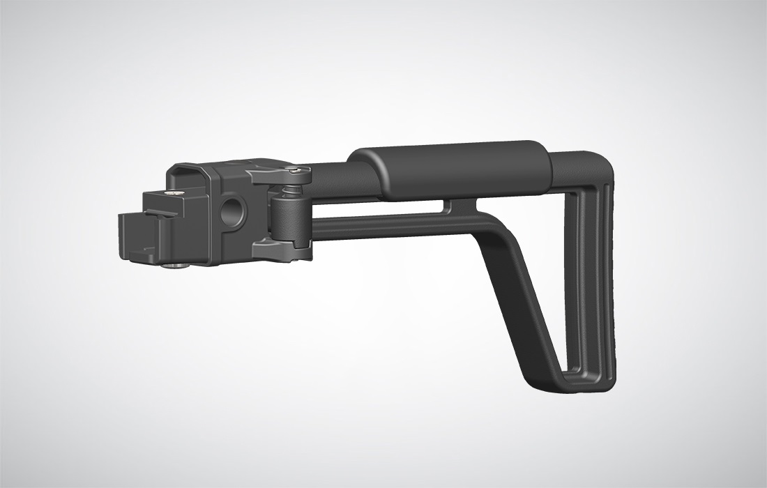 AK 47/74 FOLDING  BUTTSTOCK w/Cheek Rest - Mil Spec